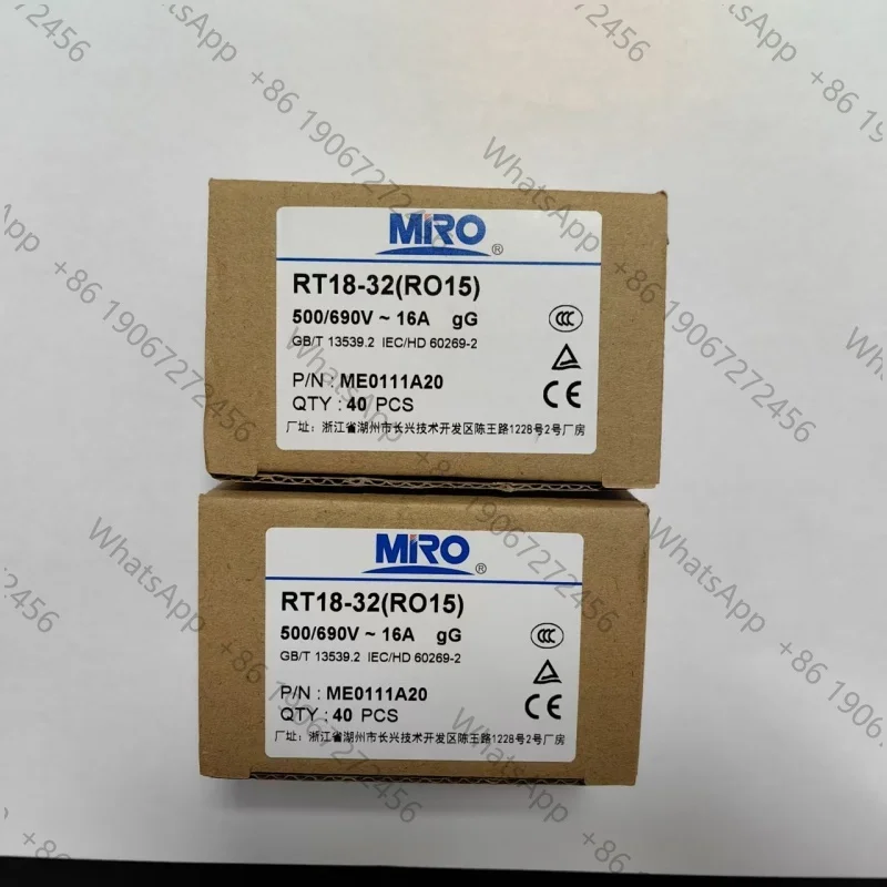 Фото 10 шт. RT18-32 R015 10x38 мм керамические трубчатые предохранители 1A 2A 3A 4A 5A 6A 8A 10A 12A 15A 16A 20A 25A 32A 500В-690В №3