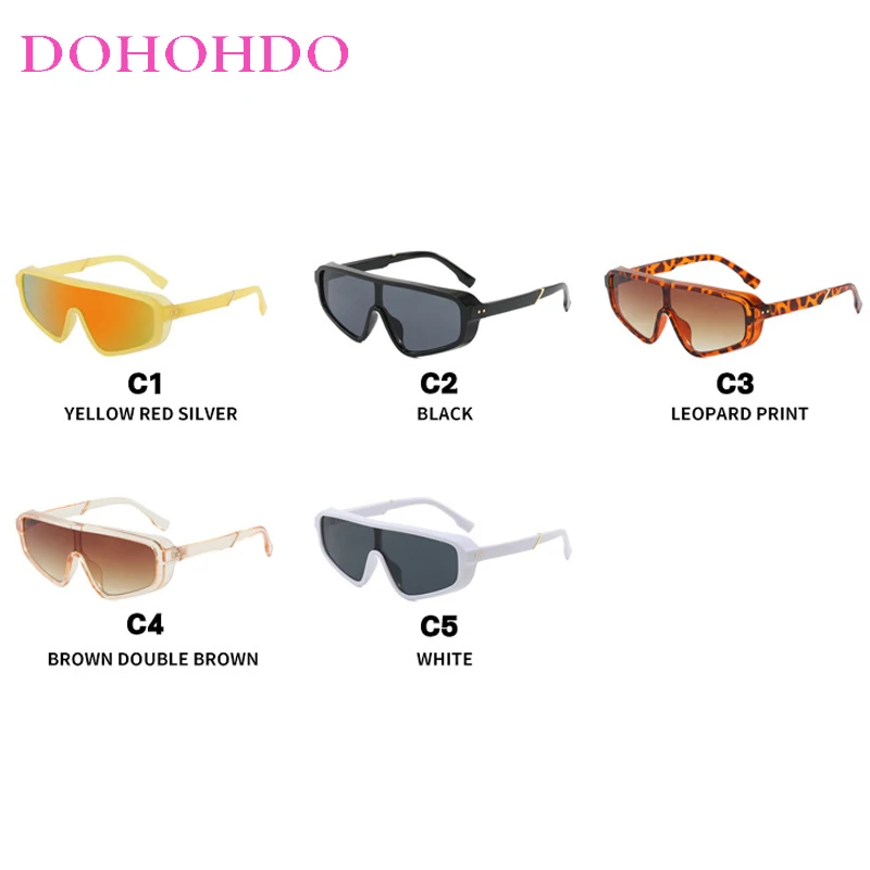 DOHOHDO большие солнцезащитные очки в оправе для мужчин новый люксовый бренд