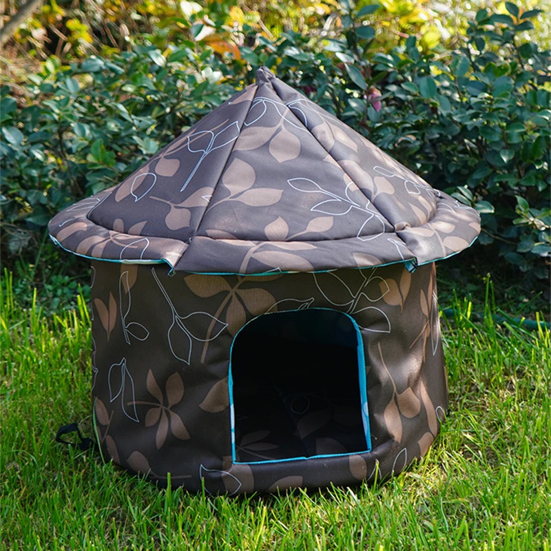 

Pet Dog Bed Foldable Dog House Small Footprint Pet Bed Tent Cat Kennel Indoor And Outdoor Portable Travel Convenient Supplies
