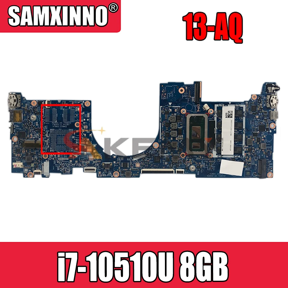 

Akemy FOR HP ENVY 13T-AQ000 13-AQ LAPTOP MOTHERBOARD 18744-1 448.0G903.0011 mainboard 100% working W/ i7-10510U 8GB