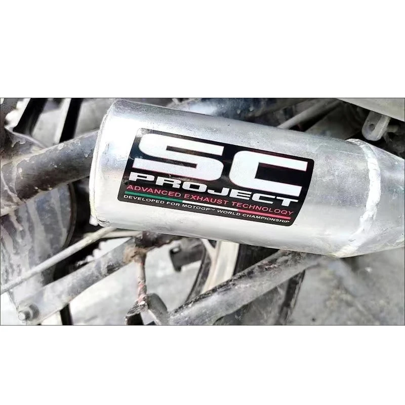 Светоотражающая наклейка на мотоцикл из титанового сплава для SC PROJECT легкая