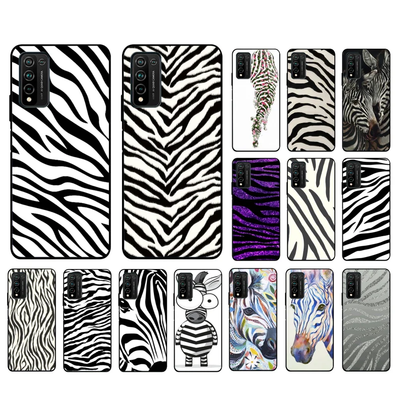 

Zebra Phone Case for Huawei Honor 50 10X Lite 20 7A 7C 8X 9X Pro 9A 8A 8S 9S 10i 20S 20lite 7X 10 lite