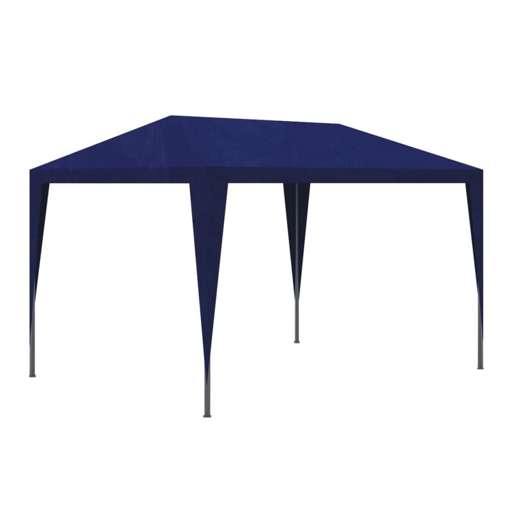 Party Tent, Polyester Garden Sunshade Awning, Garden Decoration Blue 3x3 m