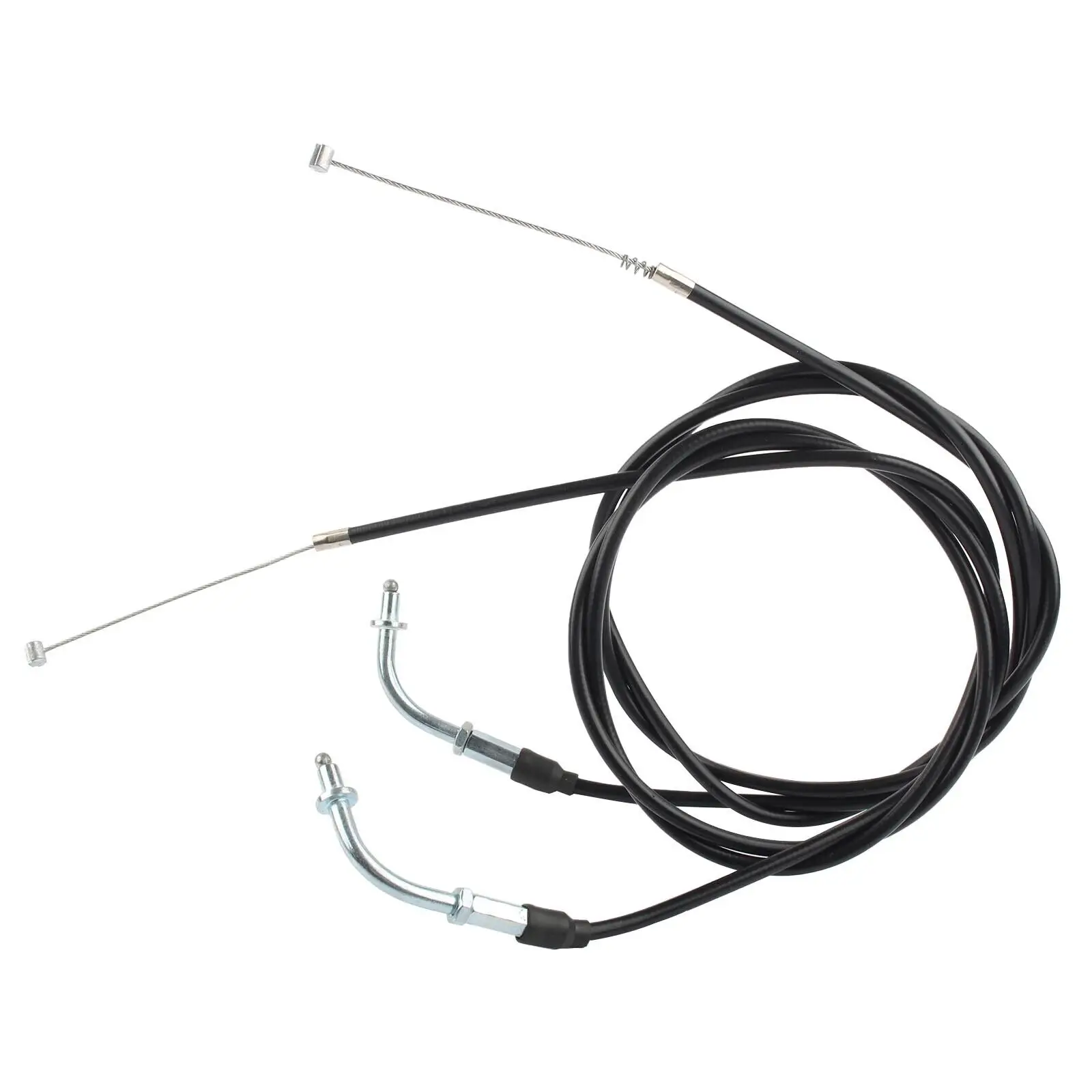 

2PCS Black Throttle Cable Line Wire For Harley Sportster 883 1200 Custom XL1200C