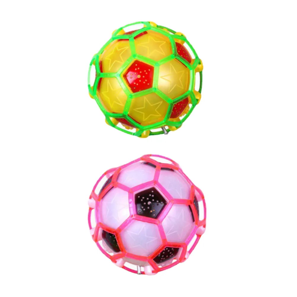 

2pcs Luminous Footballs Attractive Electric Light Kids Bouncy