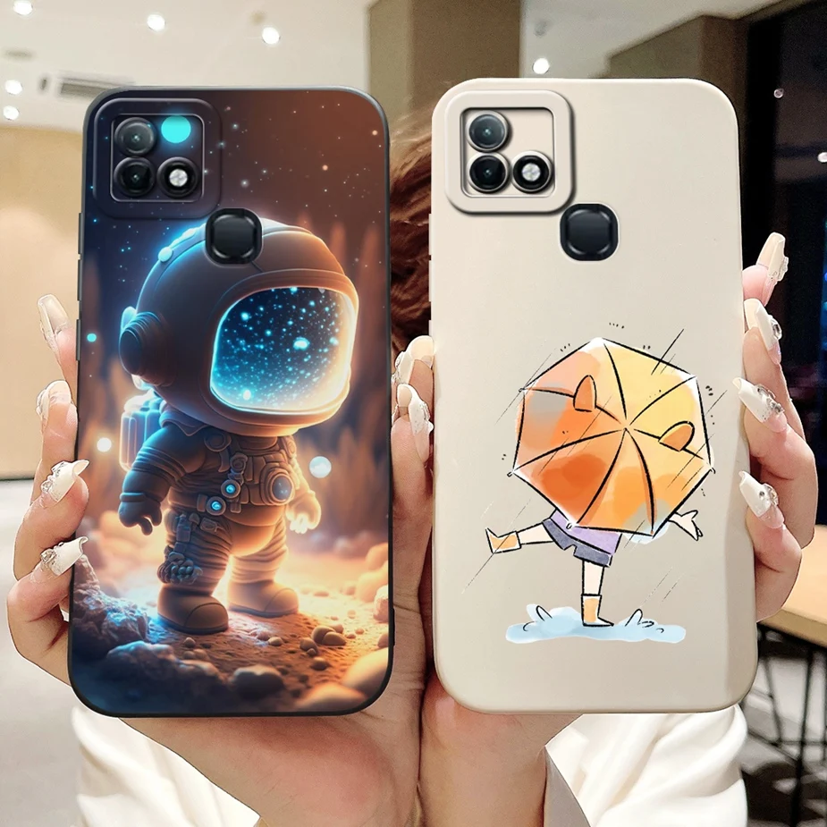 Для Infinix Hot 10i чехол Hot10i X658B X659B Новый Модный яркий с рисунком противоударный для