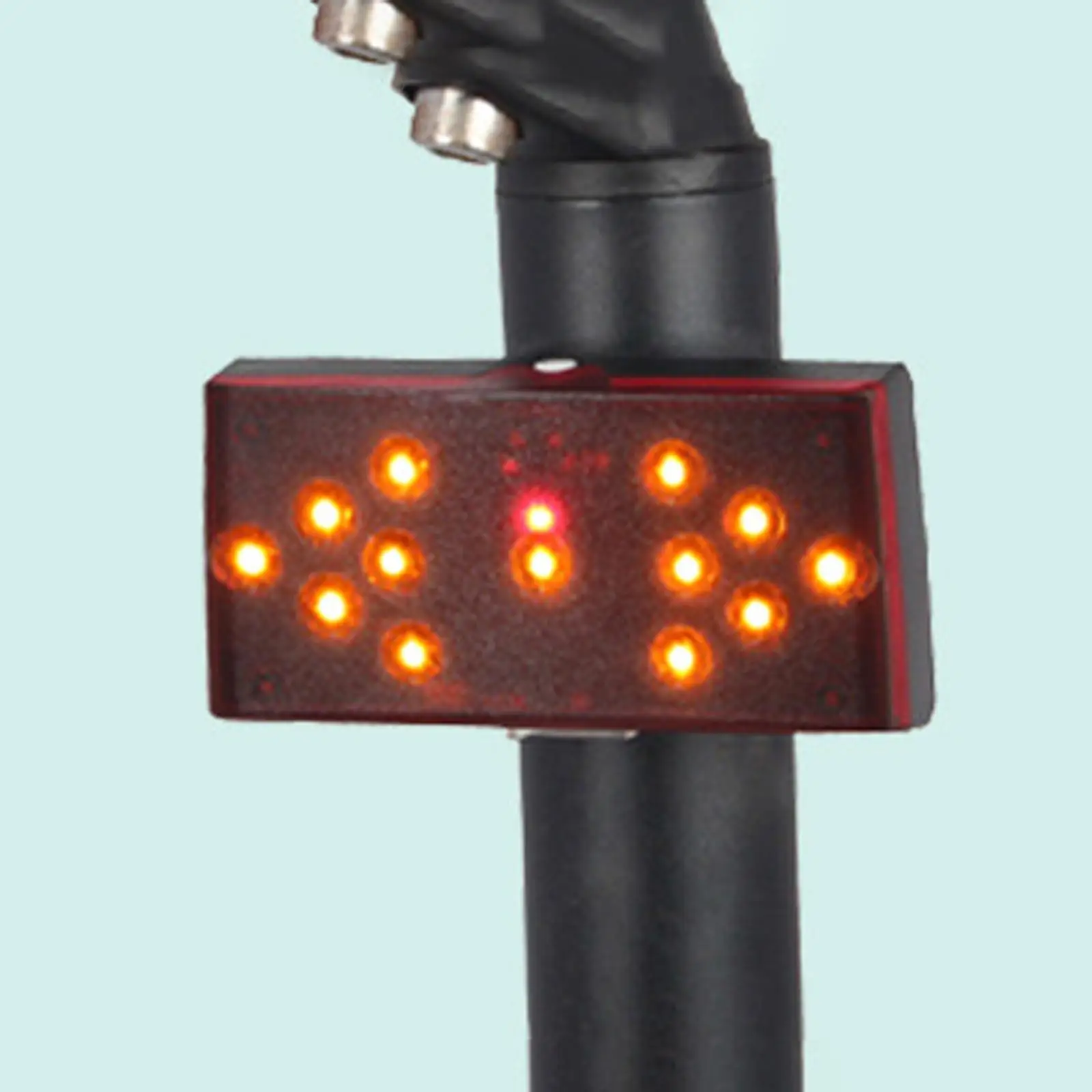 LED Bicycle Tail Light USB Rechargeable Bike Turn Signal Indicator