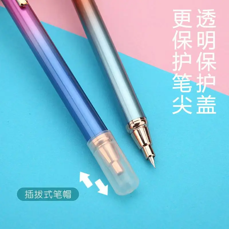 Ручка перьевая St Penpps с нажимным наконечником чернильная ручка EF выдвижной