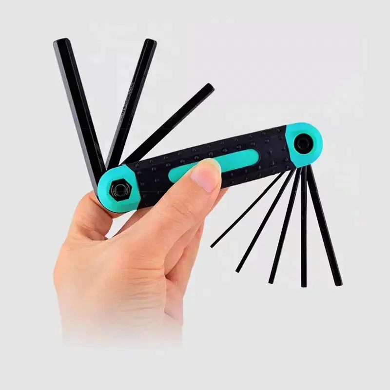 Складной шестигранный ключ набор инструментов метрическая дюймовая отвертка