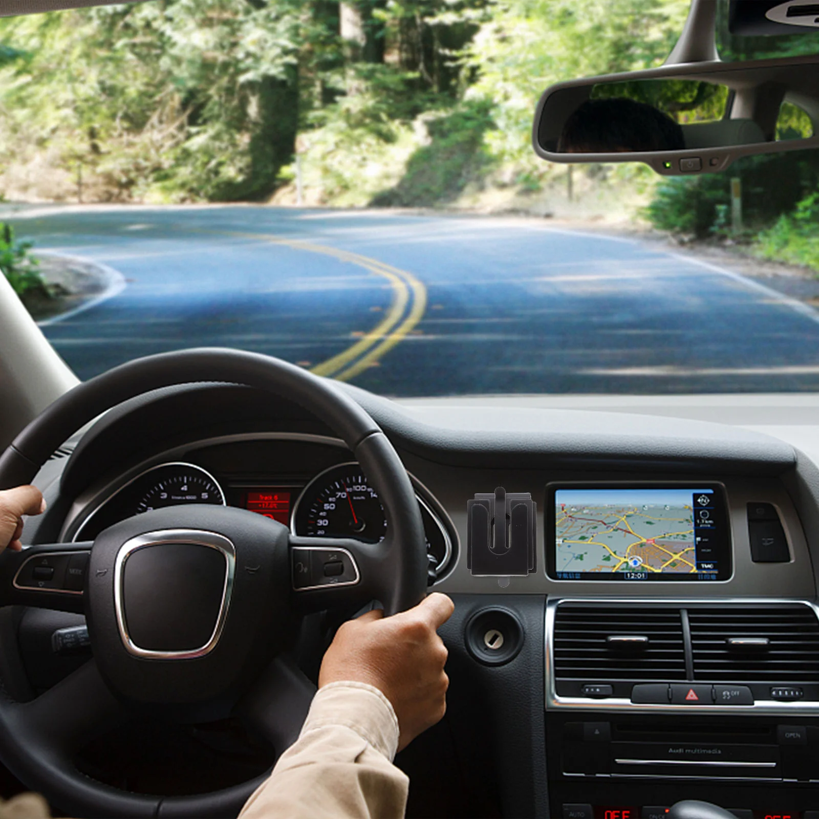 Holder Clip Mic Microphone Ham Mobile Metal Up Hanger Mount Hook Hand Handheld