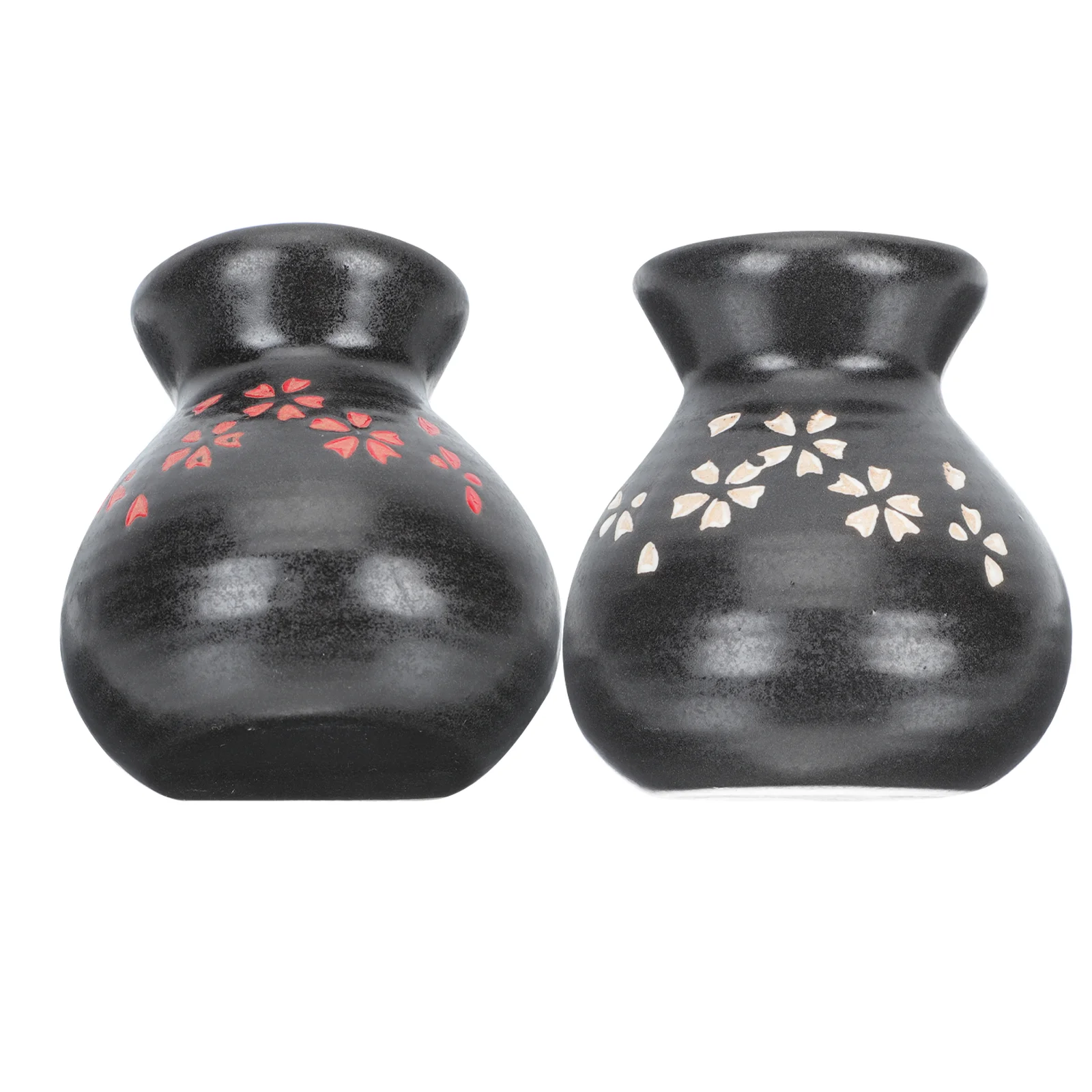 

2 Pcs Japanese Dry Ice Tank Vintage Decor Porcelain Sake Set Small Container Ceramic Sake Ceramics Porcelain Cream Jug