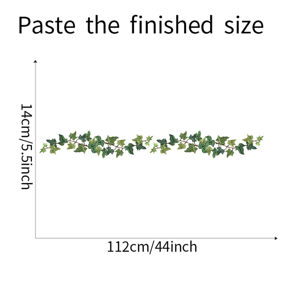 Зеленая искусственная переводная лента для спальни из ПВХ 5 5*44 &quot съемная