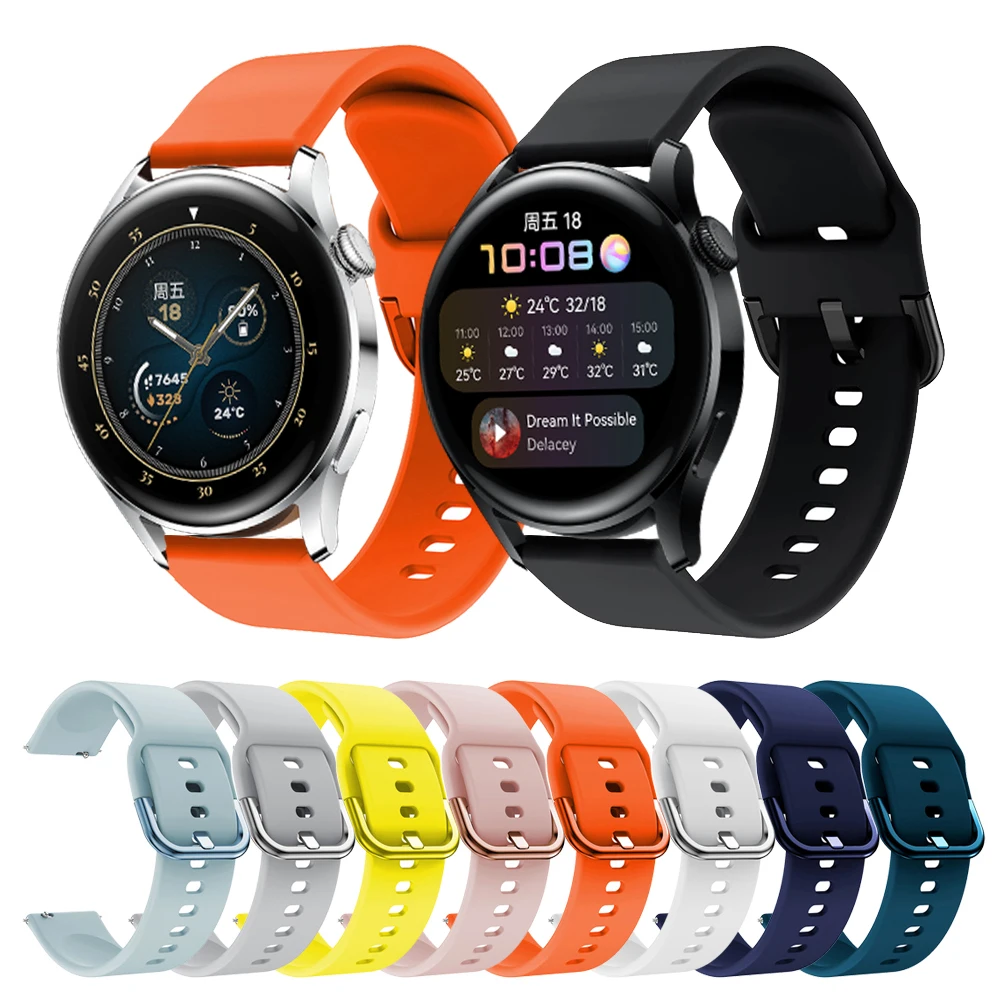 

Sport Silicone Replaceable Strap For HUAWEI Watch 3 Band Huawei Watch3 GT 2e GT2 42mm 46mm Bracelet Watch Correa bands