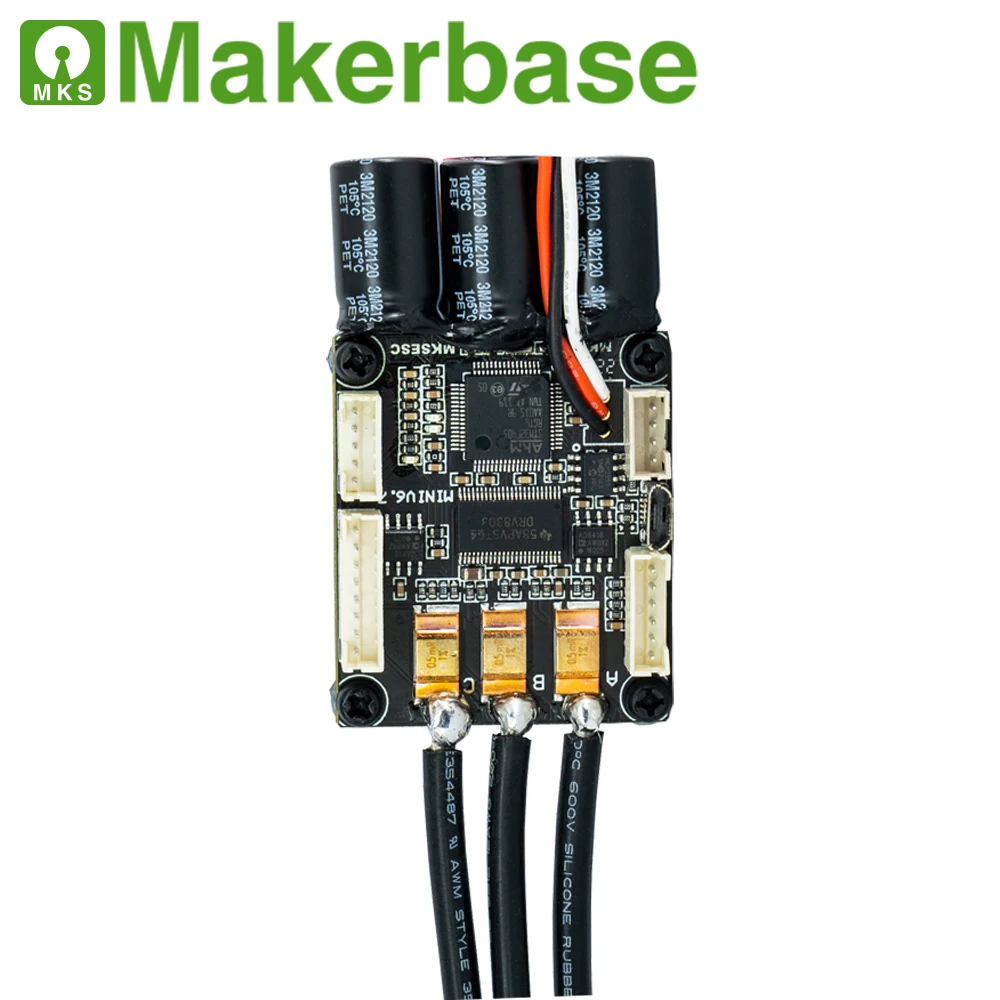 Makerbase VESC MINI 6 7 электрический регулятор скорости для скейтборда с радиатором 13S ESC