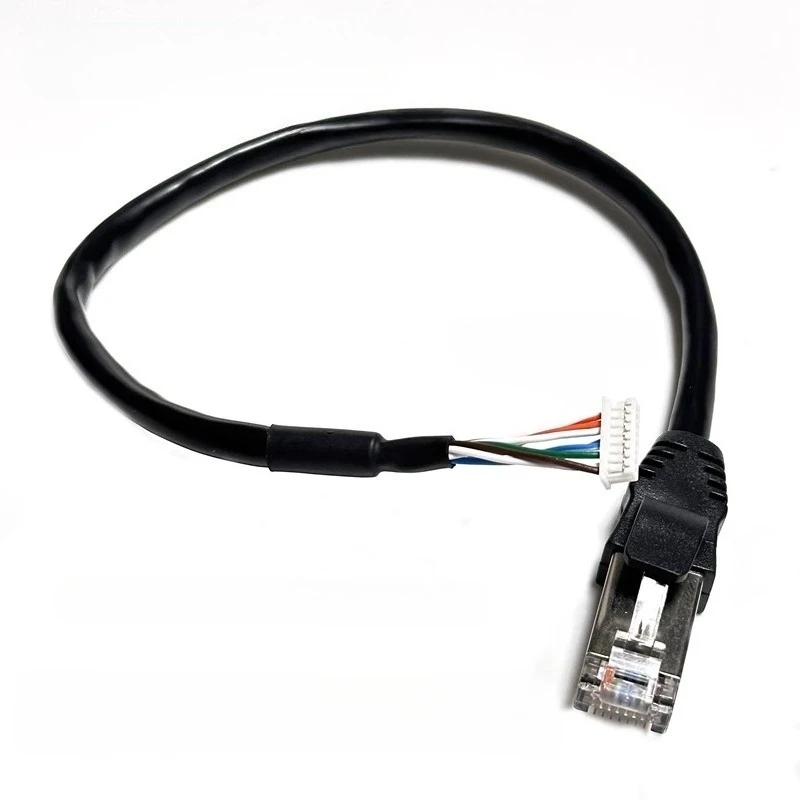 Фото Сетевой кабель 100 Мбит/с, пятиклассный, RJ45 Crystal / RJ45 Female Rotor / XH2.54 / MX1.25 / PH2.0*4P/8P, с чистым медным проводом №4