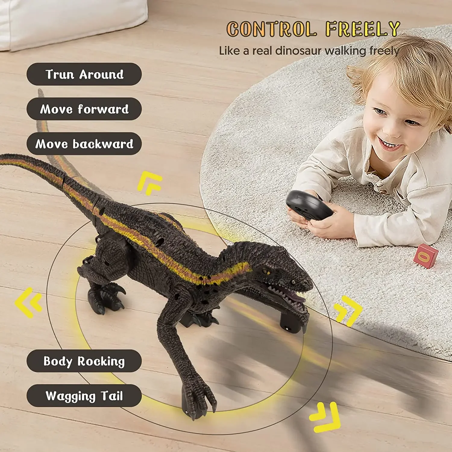 RC Dinosaur Indoraptor игрушки для мальчиков Raptor Dinosaurios Indominus Rex Dinossauro Jurassic Dino World Dinosaure Dinozaur