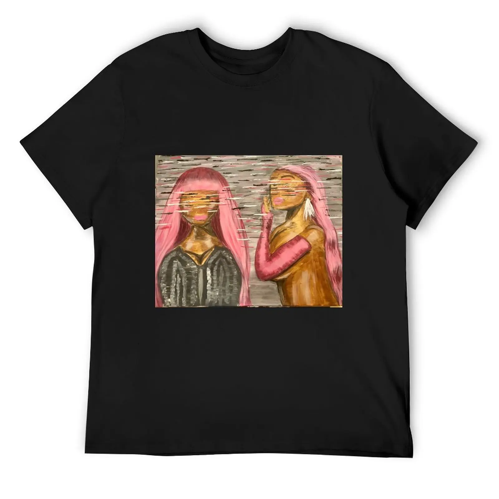 Футболка Doja Cat x Nicki Minaj Fan Art футболки с рисунком аниме быстросохнущая одежда для