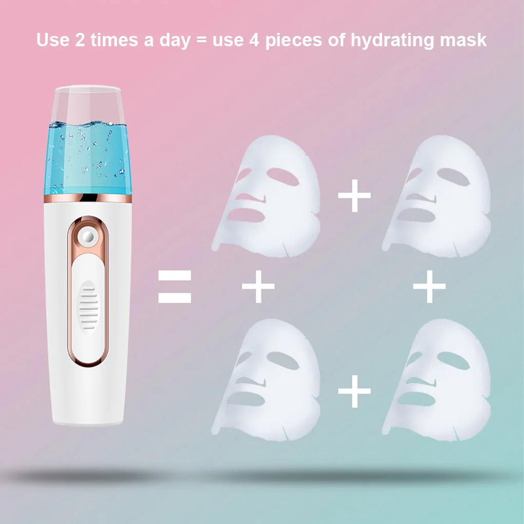 

25ML Nano Mist Sprayer Facial Cooling Face Sprayer USB Chargeable Portable Humidifier Women Beauty Moisturizing Skin Care Tool