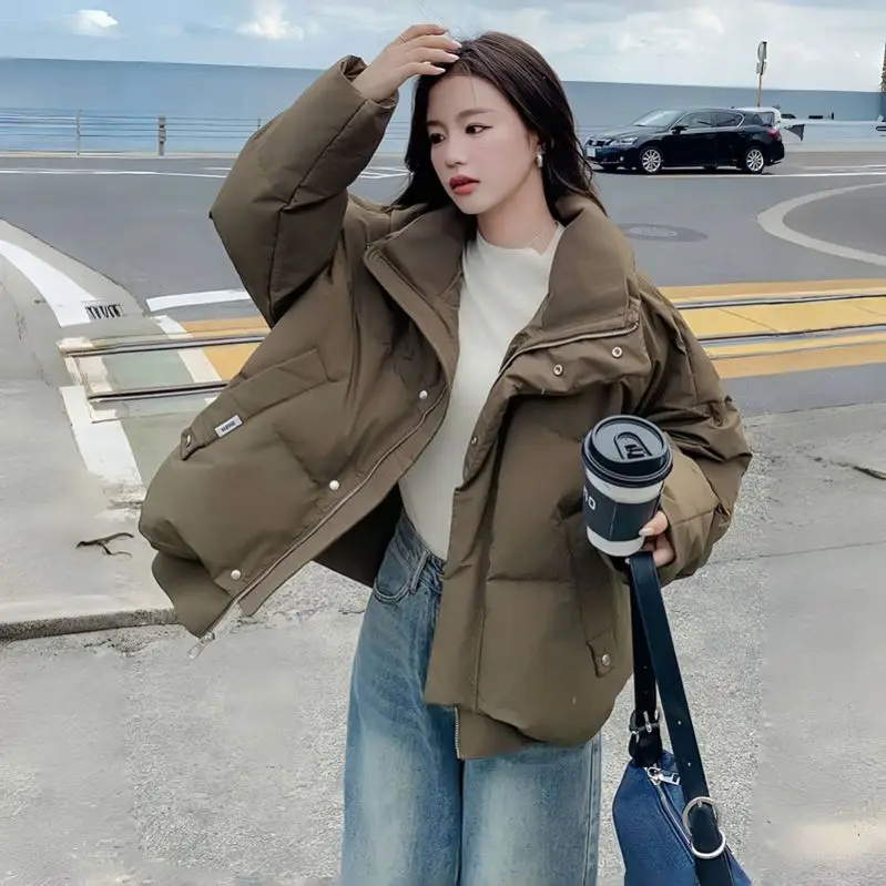 Winter Short down Jacket Cotton-padded Clothes Women 2024 Korean Sle Small Design Cotton-Padded Coat Loose Thickened Cotton...