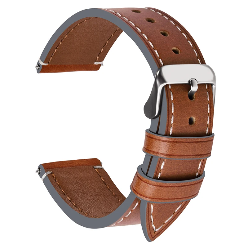 

Fullmosa Huawei Amazfit Garmin Watchband 22mm Watch Strap 20mm Galaxy Watch 5 4 Strap Genuine Leather Smartwatch Band 18mm 24mm