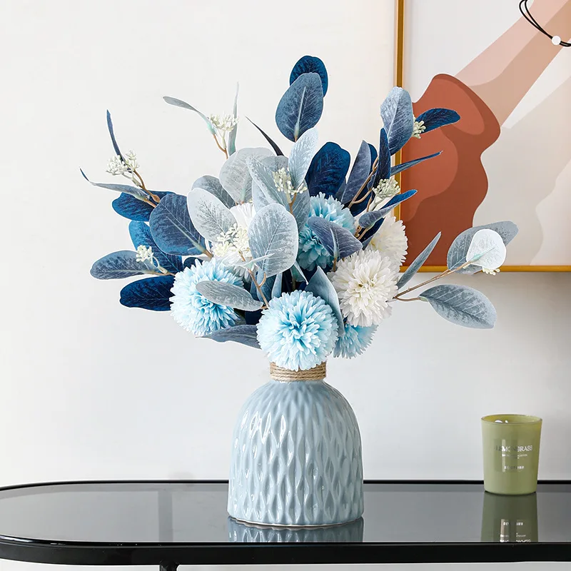 

Modern Flower Vase Imitation Ceramic Flower Pot Decoration Home Beautiful Art Vase Flower Arrangement Nordic Home Decoration