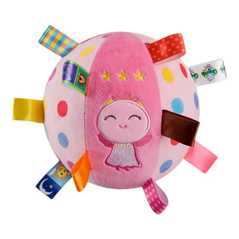 

Красочный плюшевый шар, детский сенсорный колокольчик, игрушки, когнитивный развивающий шар, погремушки, игрушка для детей, младенцев