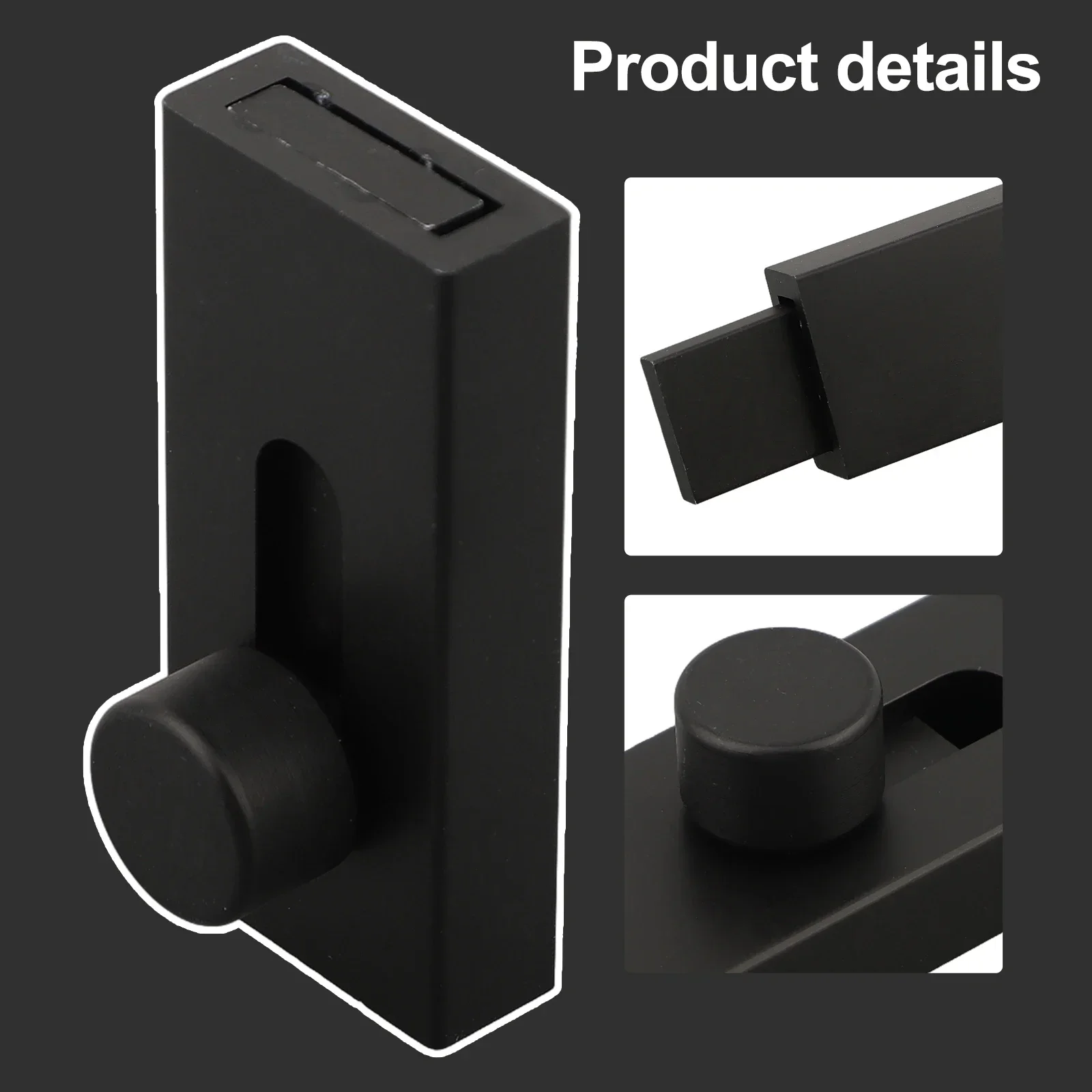 Пакет содержит Защелка Дверь сарая комнаты Закругленные края Алюминиевый сплав