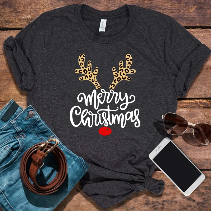 Купи Merry Christmas Reindeer Shirt Reindeer Tshirt Family Shirts Christmas Gift Merry Christmas Vintage Clothes Aesthetic m за 451 рублей в магазине AliExpress