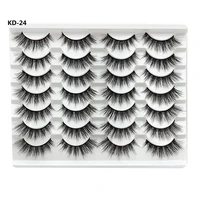 factory direct lowest price 6d fourteen pairs of natural false eyelashes wholesale curling thick eyelashes beauty stage makeup