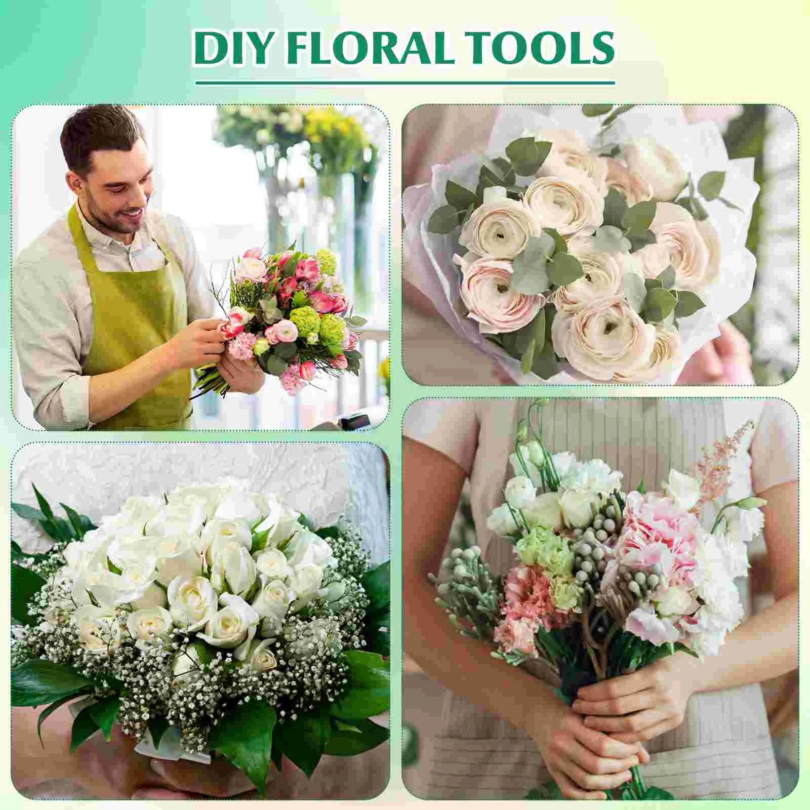 Набор цветочных инструментов Флорист Проволока и ленты Инструменты Букет