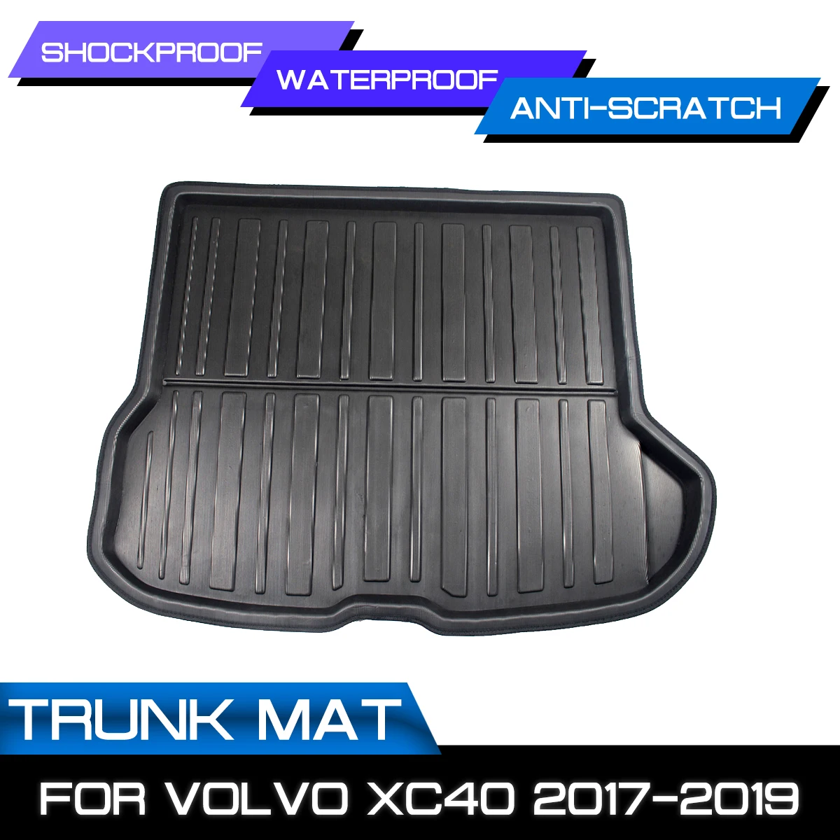 

Rear Trunk Cover Matt Cargo For Volvo XC40 2017-2019 Mat Boot Liner Floor Carpet Car Tray Boot Liner Mud Non-slip Waterproof