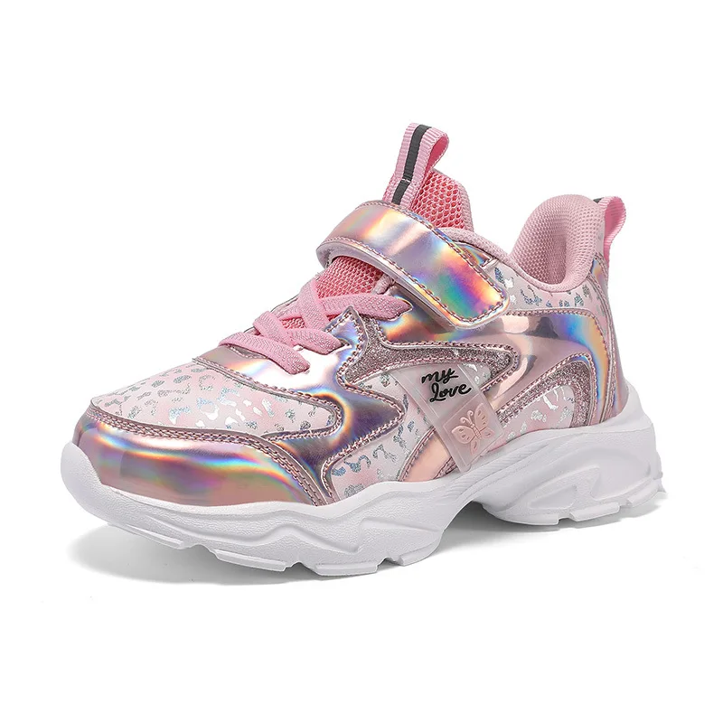 

New Arrival Girls Sneakers Children Casual Shoes Kids Tennis 4-9y Toddlers Sports Flats