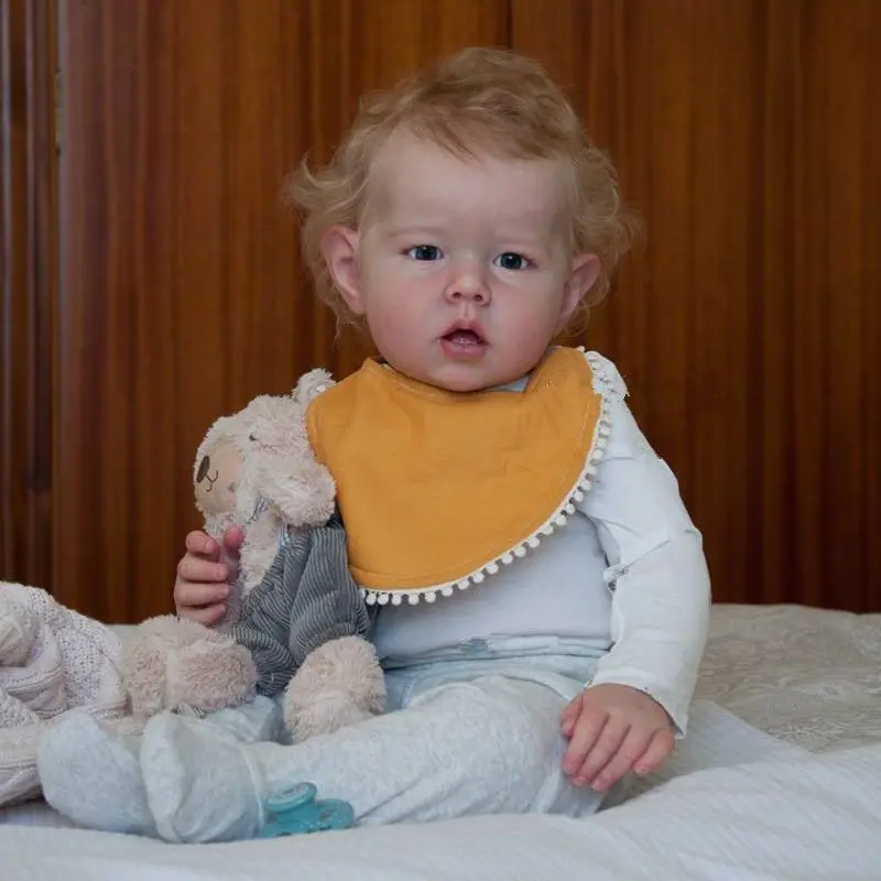 

70 CM 3D Skin Hand Paintes Soft Silicone Reborn Baby Big Size Boy Doll Toy For Girl Realistic Cloth Body Toddler Art Bebe Gift
