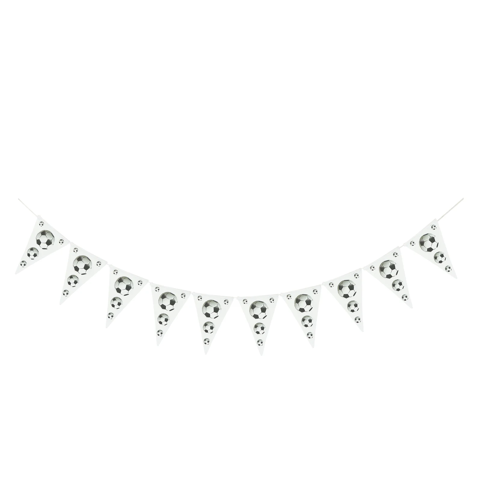 

1 String Football Party Bunting Unique Creative Hanging Banner Party Decor for Birthday Party Kids