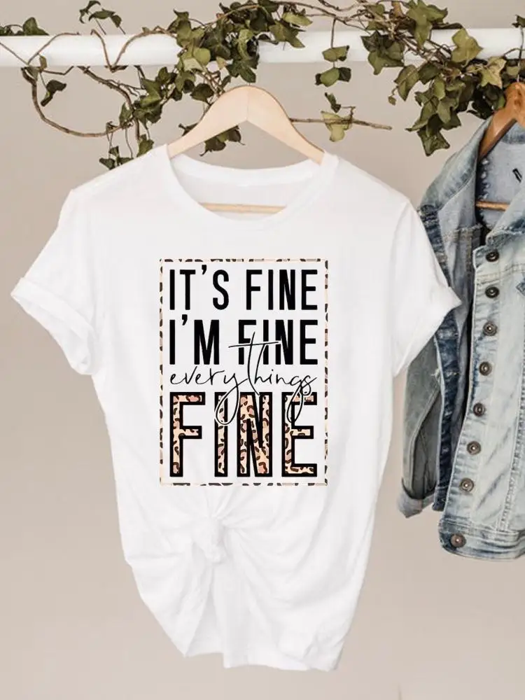 

Graphic Tee Women's Letter 90s Trend Cute Lovely Clothes Ladies Print T Clothing Short Sleeve Summer Female Fashion T-shirts