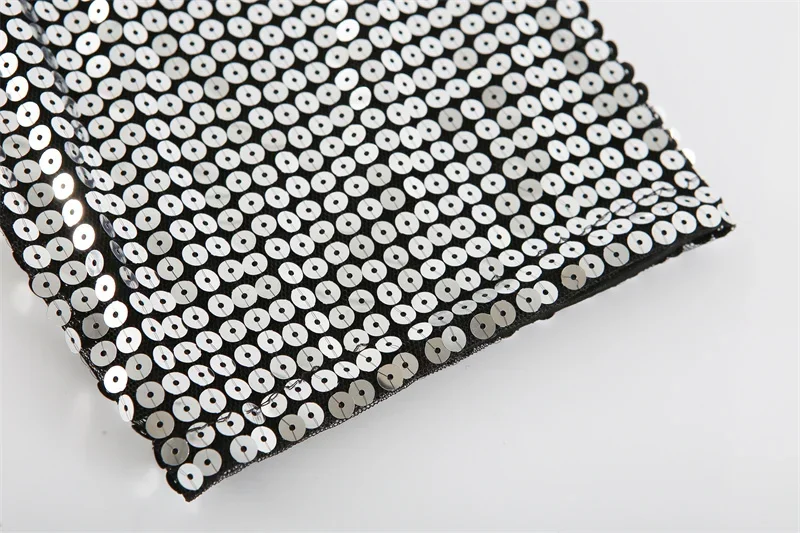 Футболка женская с коротким рукавом и круглым вырезом уличная одежда блестками