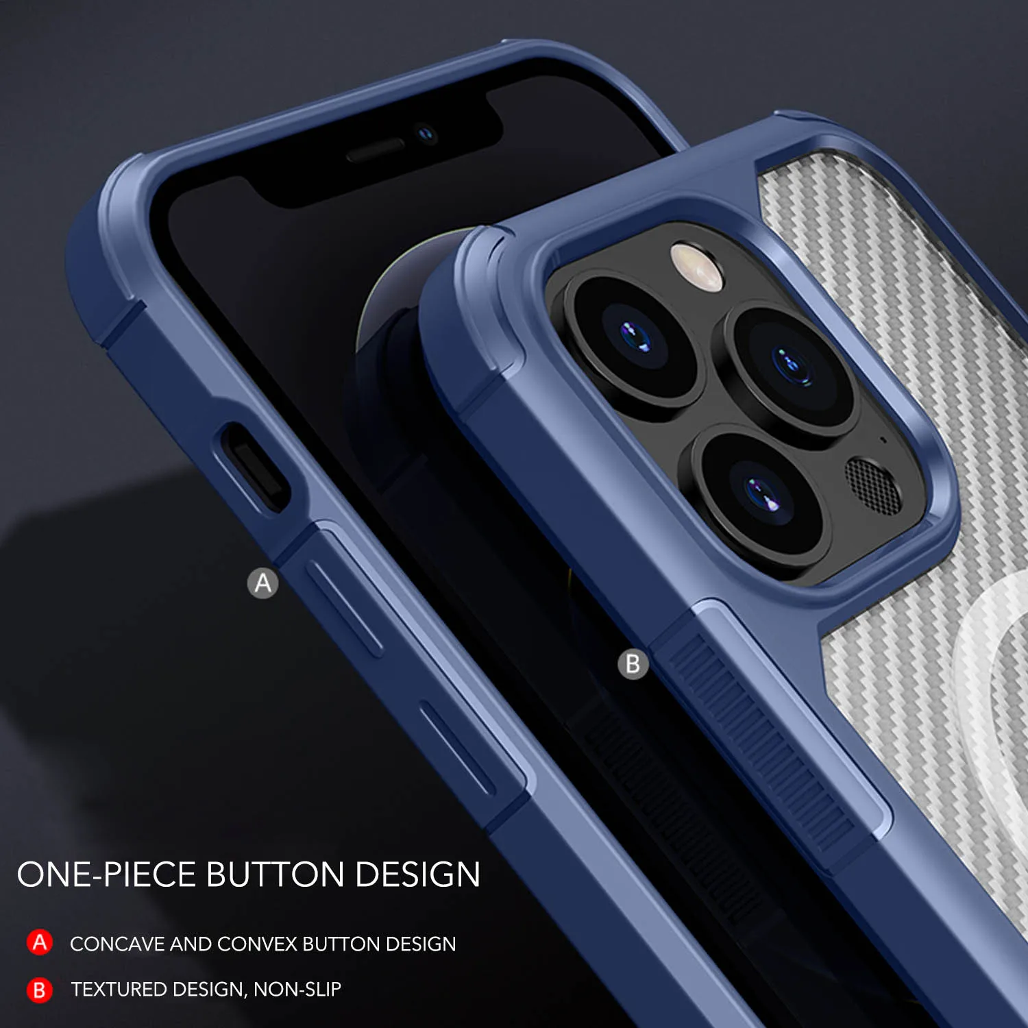 Cena Dla IPhone 13 12 Pro Max Case Kompatybilny Z ładowarką Klasyczny Zderzak Ultra Slim Shockpr