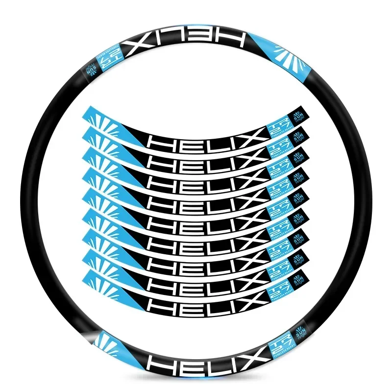 Наклейки на велосипедные колеса для Sunringle-Helix виниловые наклейки Antifade MTB дорожные