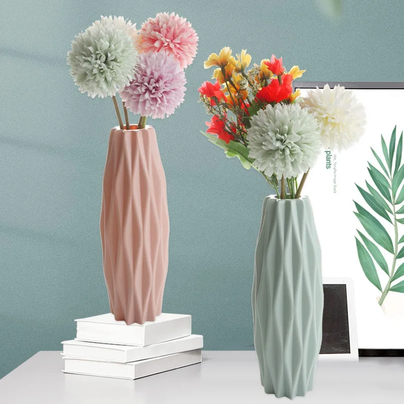 

Nordic Flower Vase for Living Room Home Garden Decoration Tabletop Plant Holder Dried Flower Art Wedding Christmas Home Decor