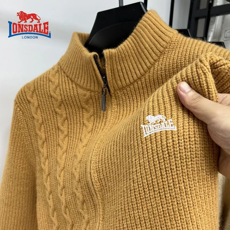 Мужской Высококачественный свитер с вышивкой куртка на молнии открытой