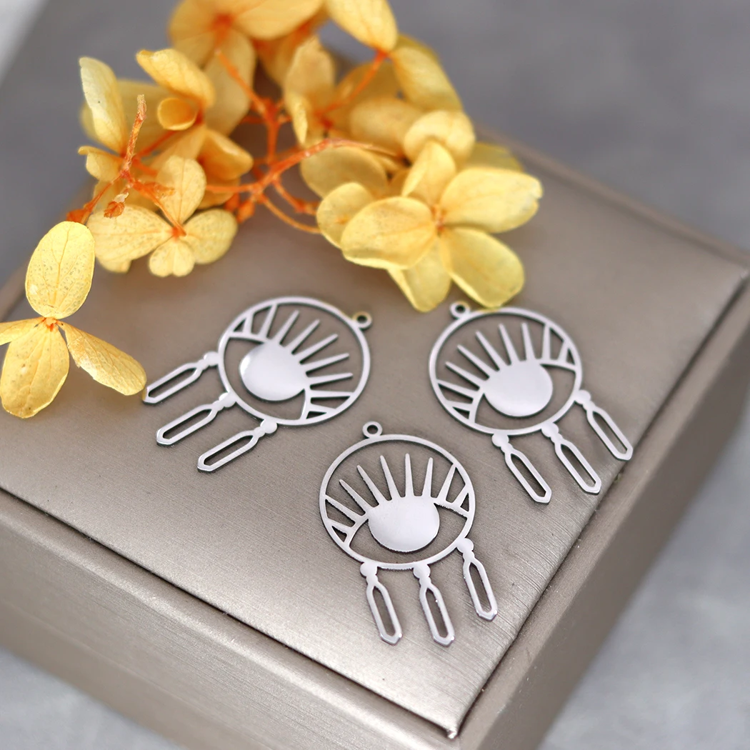 3 шт. Geek Eye DIY амулет кисточки сглаза подвески модное ожерелье серьги для женщин