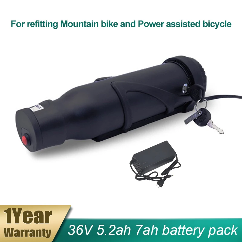 36 В Ач модифицированный литиевый аккумулятор для горного велосипеда, 36 В 7 Ач 6,4 Ач 6 Ач, электропитание, аккумулятор для электровелосипеда 36 В Ач модифицированный литиевый аккумулятор для горного велосипеда, 36 В 7 Ач 6,4 Ач 6 Ач, электропитание, аккумулятор для электровелосипеда