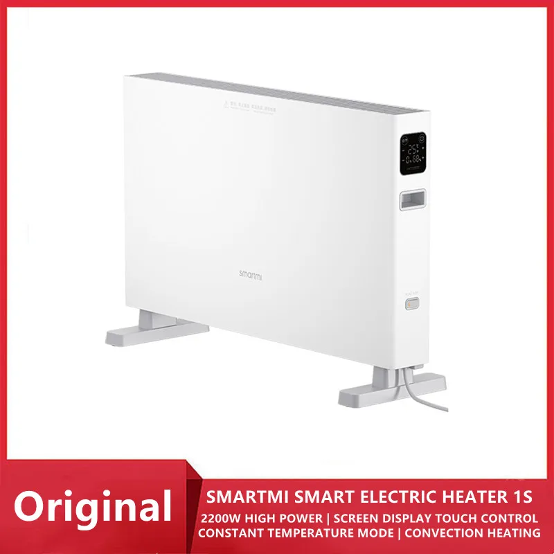 

Оригинальный электрический нагреватель SMARTMI 1S, конвекционный нагреватель с сенсорным экраном IPX4, водонепроницаемый, 2200 Вт, энергосберегающий нагреватель высокой мощности