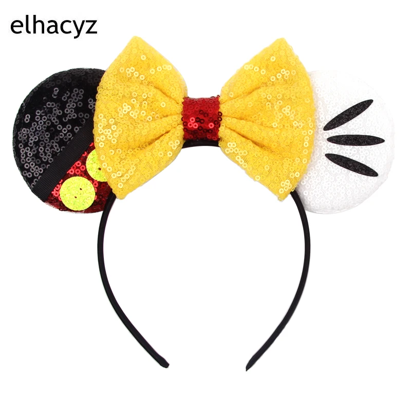 elhacyz-2022-fashion-mouse-ears-headband-women-festival-hairband-sequins-bow-kids-party-popular-character-girls-hair-accessories
