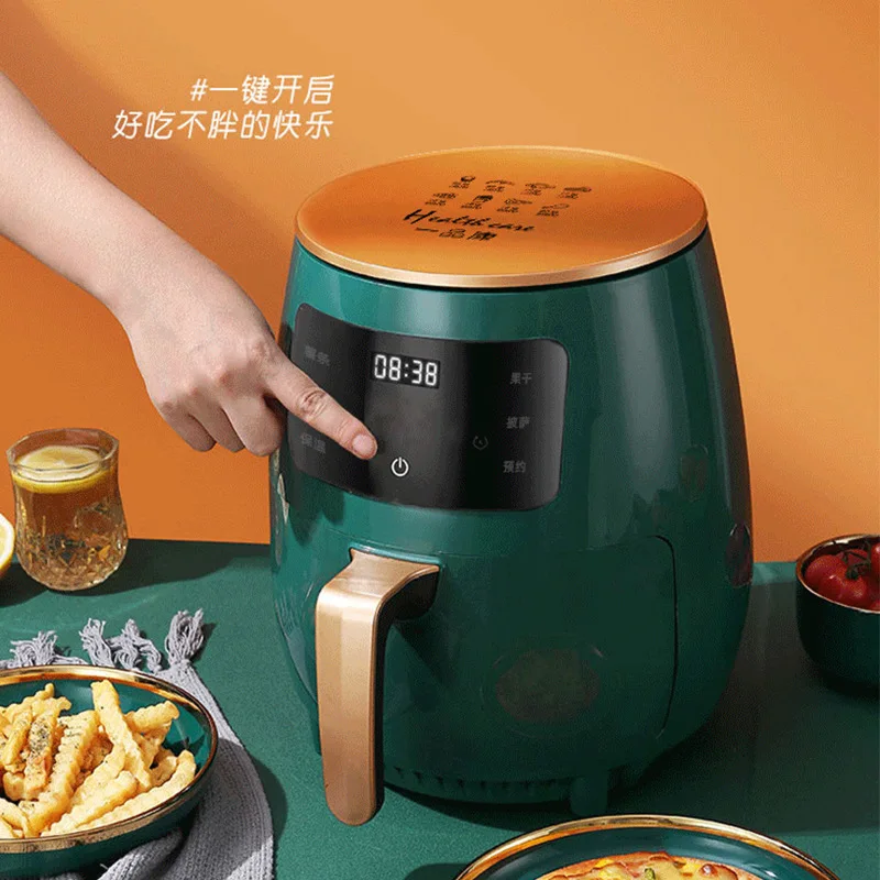 Air fryer household large-capacity smart electric fryer multi-function oil-free french fries machine Support drop shipping enlarge