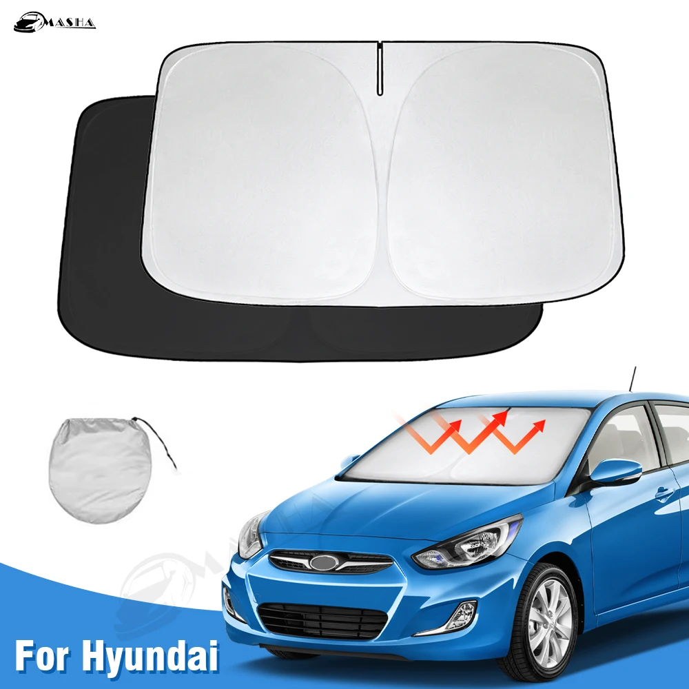 

Солнцезащитный козырек на лобовое стекло для Hyundai Accent LC MC RB HC Солнцезащитный козырек складной блок УФ-лучей сохраняет ваш автомобильный охладитель