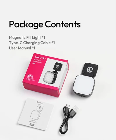 Ulanzi IN07 Магнитный видеосвет для Insta360 Go Ultra Mini
