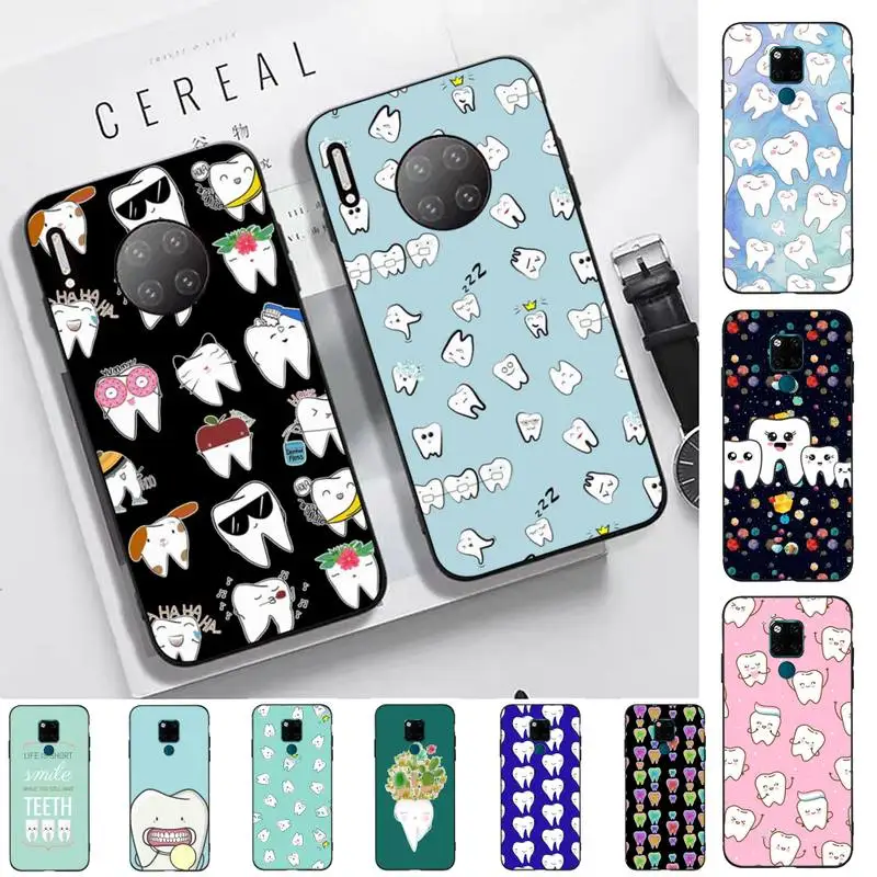 

Dentist Teeth Tooth Phone Case for Huawei Mate 20 10 9 40 30 lite pro X Nova 2 3i 7se