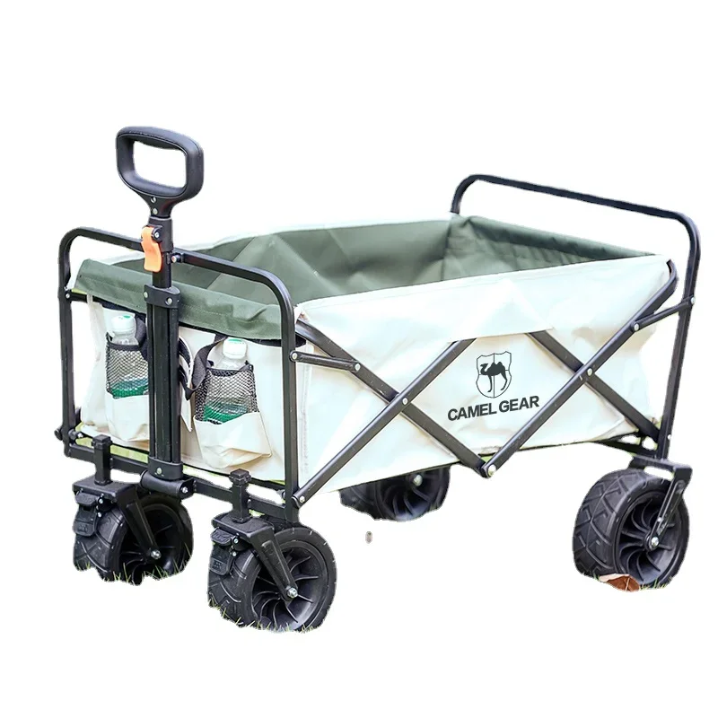 

Wyj Foldable Camp Trailer Trolley Trolley Outdoor Trolley Picnic Car