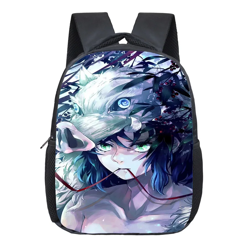 

Demon Slayer Kimetsu No Yaiba Anime Schoolbag Kindergarten Schoolbag Men's and Women's Baby Shoulder Bag 2-5 Years Backpacks